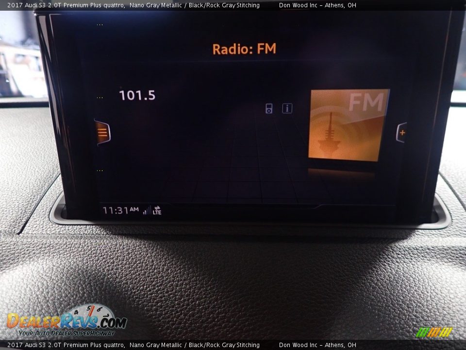 2017 Audi S3 2.0T Premium Plus quattro Nano Gray Metallic / Black/Rock Gray Stitching Photo #29