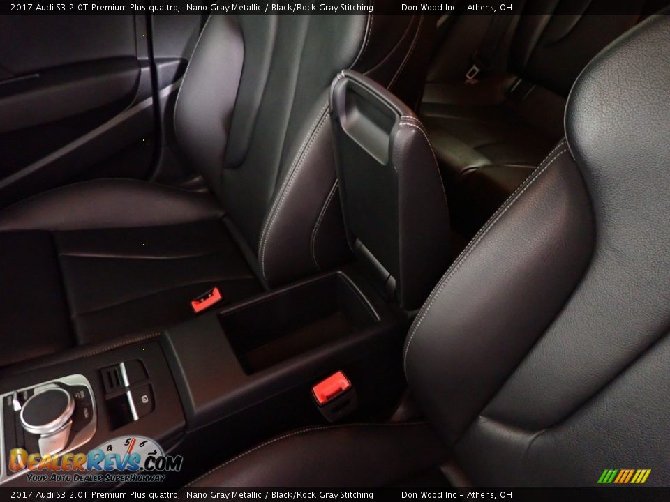 2017 Audi S3 2.0T Premium Plus quattro Nano Gray Metallic / Black/Rock Gray Stitching Photo #36