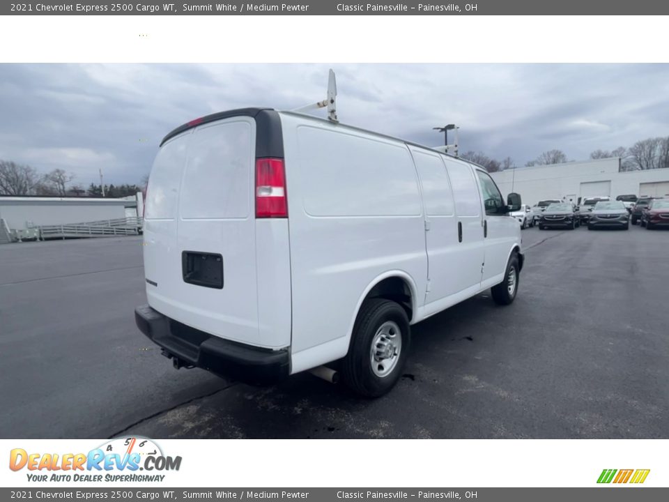 2021 Chevrolet Express 2500 Cargo WT Summit White / Medium Pewter Photo #8