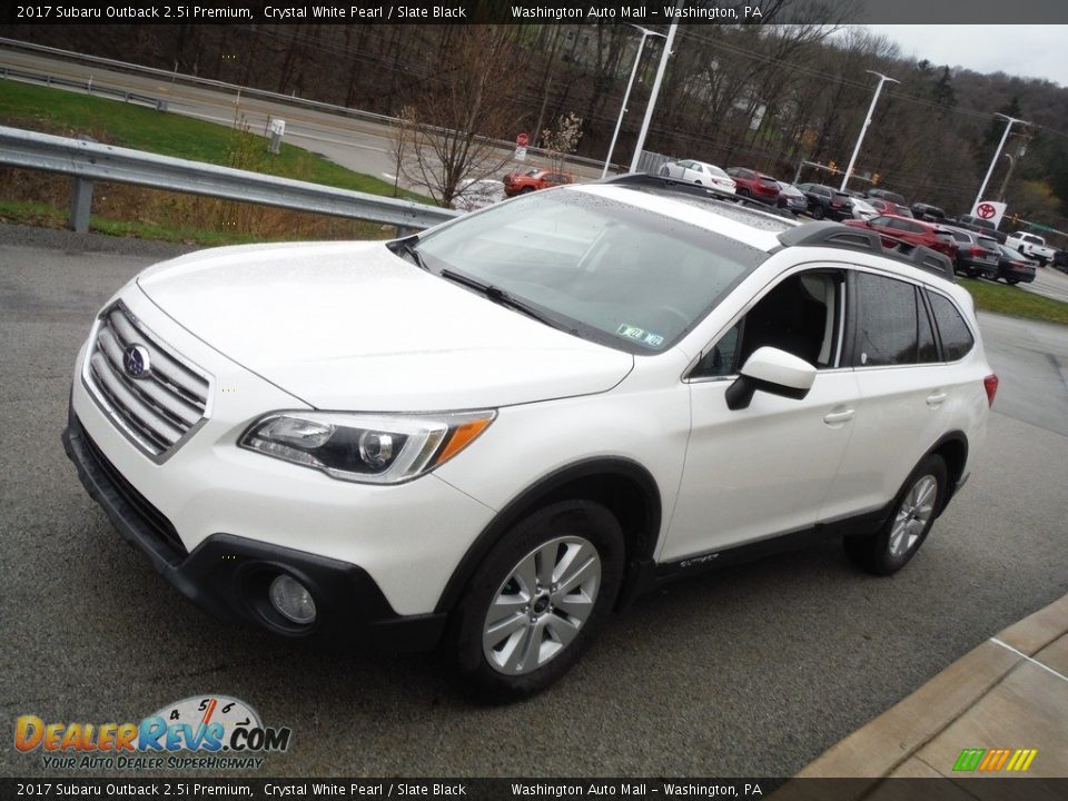 2017 Subaru Outback 2.5i Premium Crystal White Pearl / Slate Black Photo #12