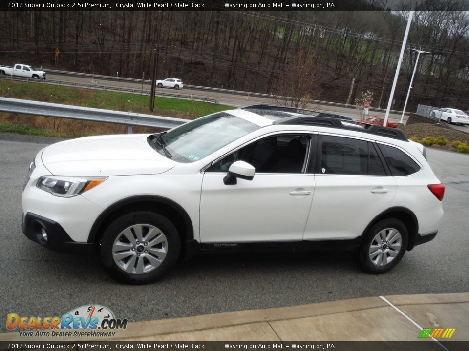 2017 Subaru Outback 2.5i Premium Crystal White Pearl / Slate Black Photo #13