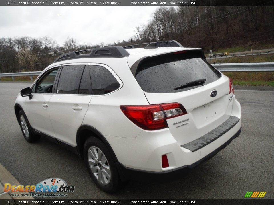 2017 Subaru Outback 2.5i Premium Crystal White Pearl / Slate Black Photo #14