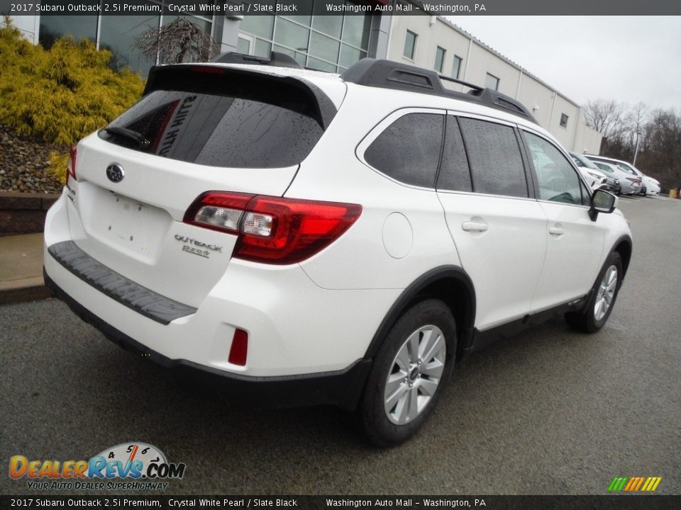 2017 Subaru Outback 2.5i Premium Crystal White Pearl / Slate Black Photo #16