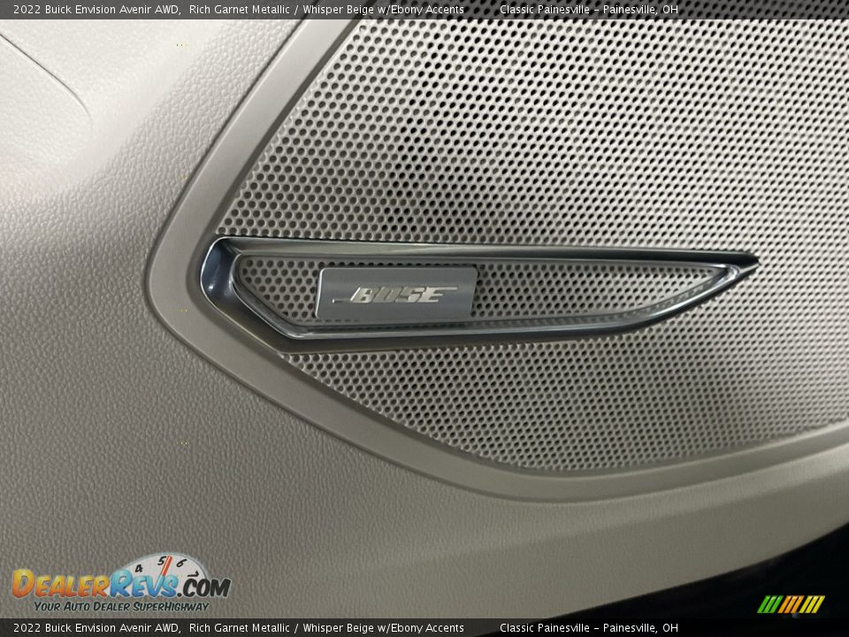 2022 Buick Envision Avenir AWD Rich Garnet Metallic / Whisper Beige w/Ebony Accents Photo #25