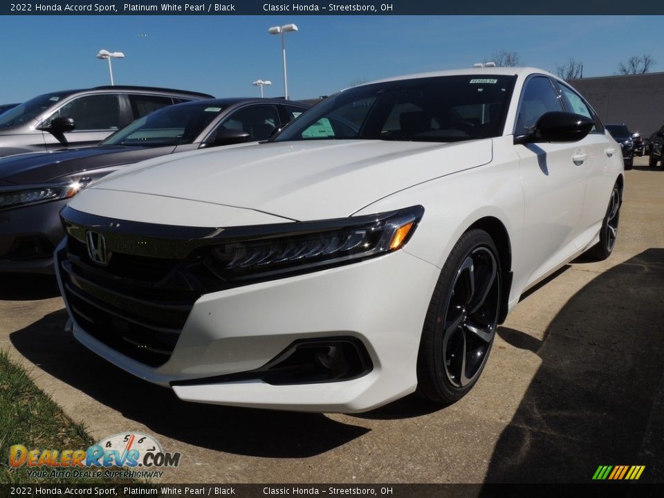 2022 Honda Accord Sport Platinum White Pearl / Black Photo #1