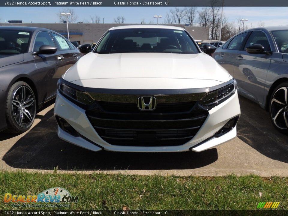 2022 Honda Accord Sport Platinum White Pearl / Black Photo #2