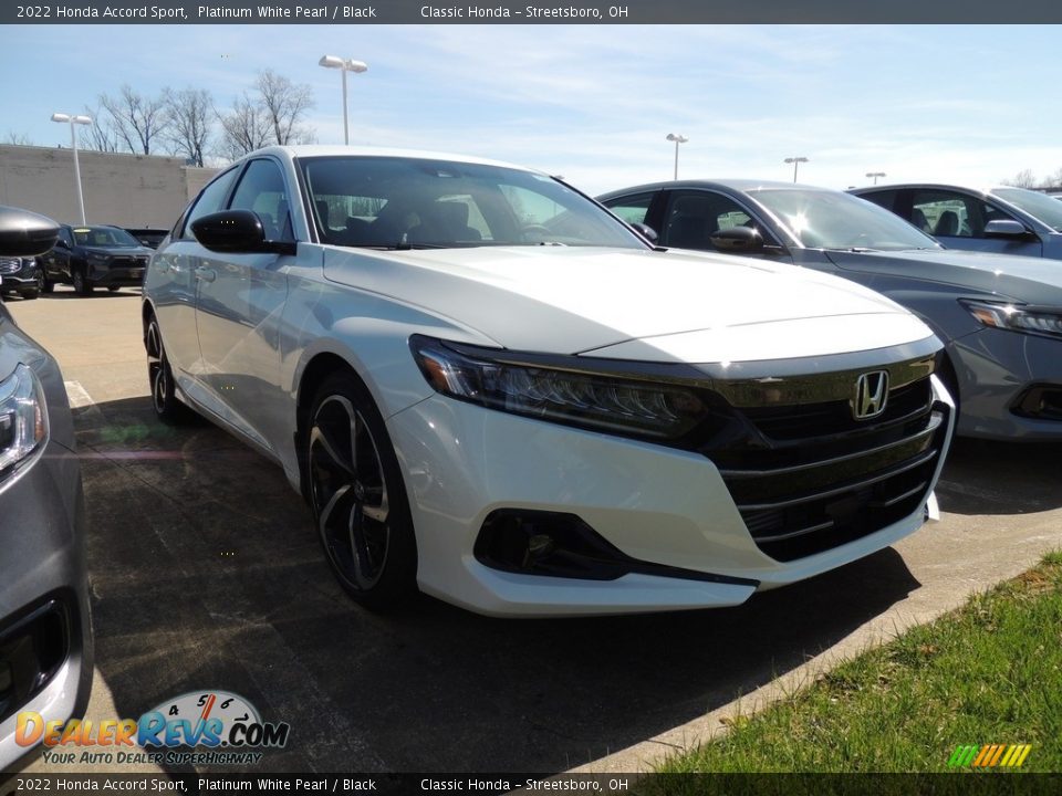 2022 Honda Accord Sport Platinum White Pearl / Black Photo #3