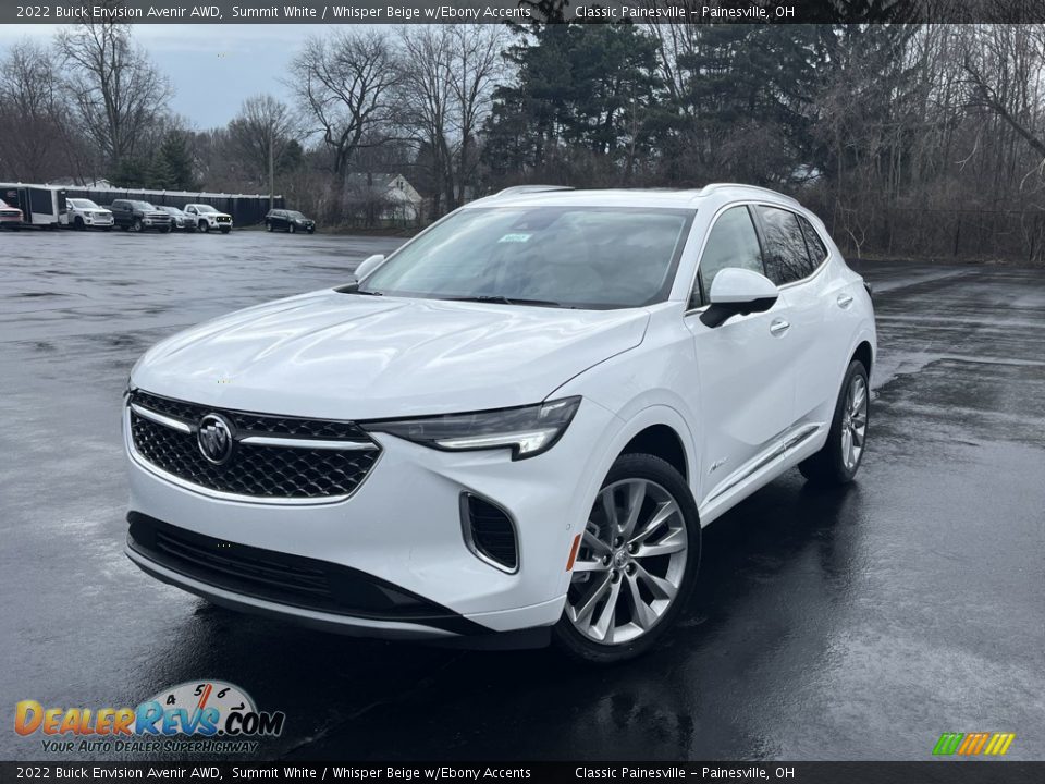 Front 3/4 View of 2022 Buick Envision Avenir AWD Photo #1