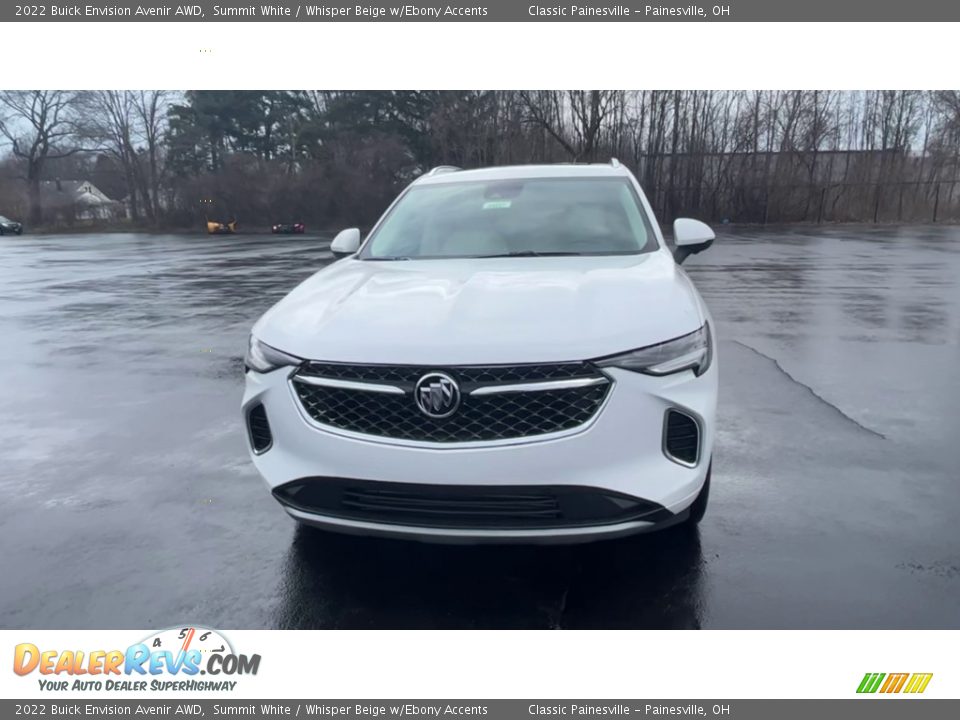 2022 Buick Envision Avenir AWD Summit White / Whisper Beige w/Ebony Accents Photo #3