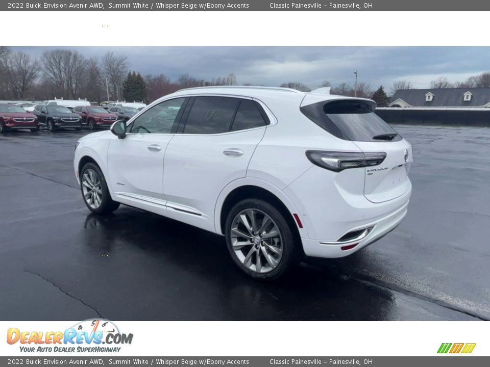 2022 Buick Envision Avenir AWD Summit White / Whisper Beige w/Ebony Accents Photo #6