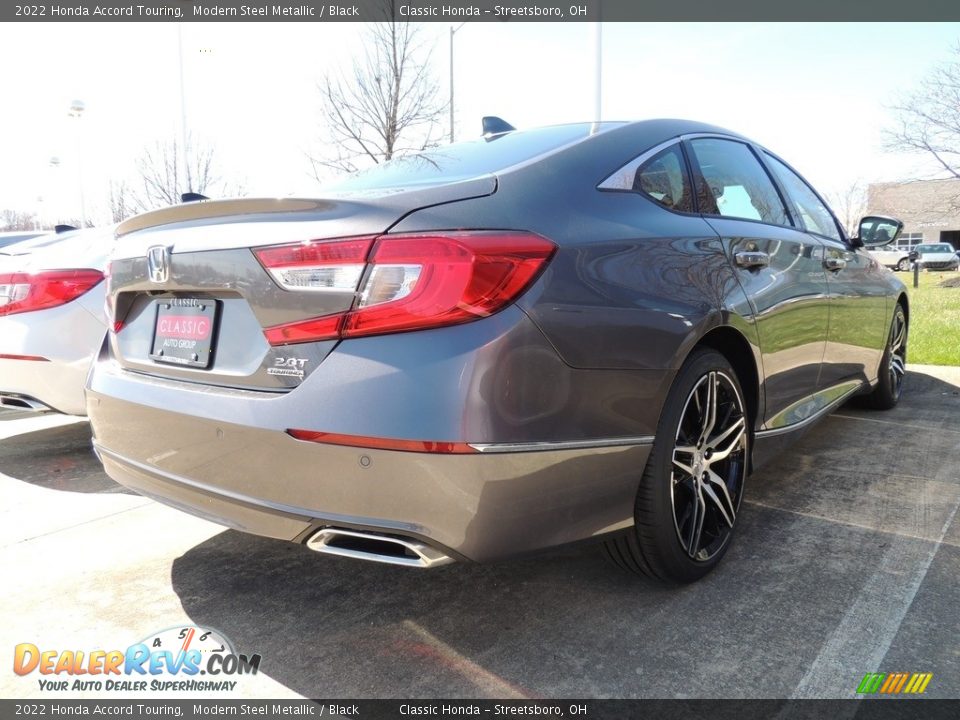 2022 Honda Accord Touring Modern Steel Metallic / Black Photo #4