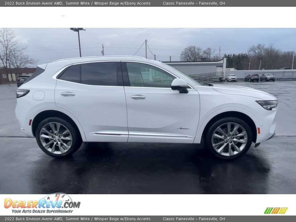 Summit White 2022 Buick Envision Avenir AWD Photo #9