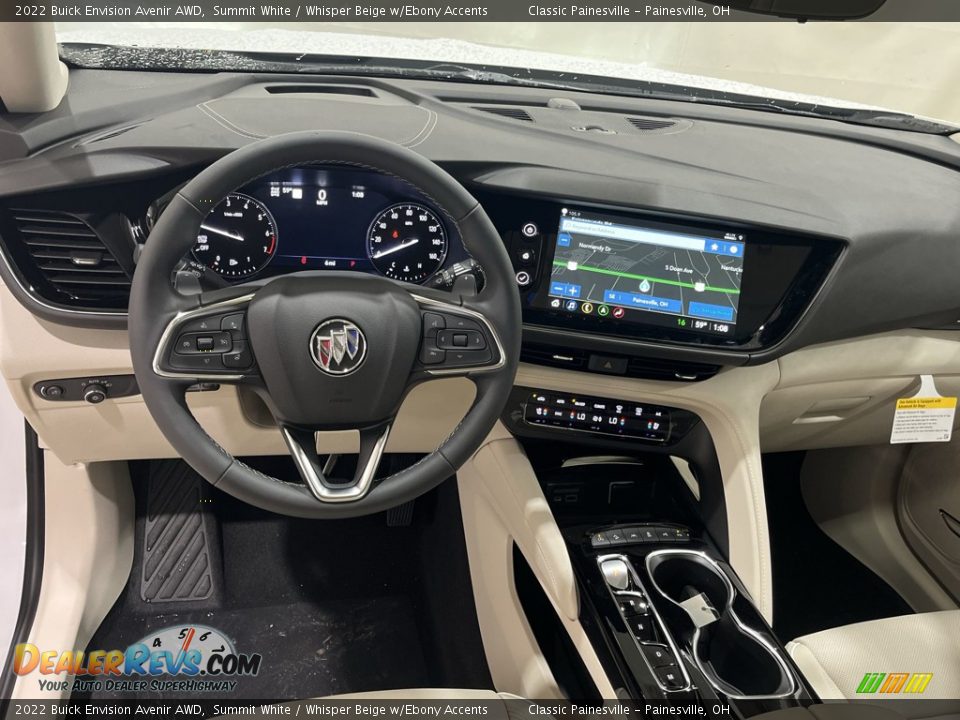 2022 Buick Envision Avenir AWD Summit White / Whisper Beige w/Ebony Accents Photo #21