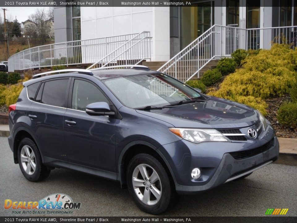 2013 Toyota RAV4 XLE AWD Shoreline Blue Pearl / Black Photo #1