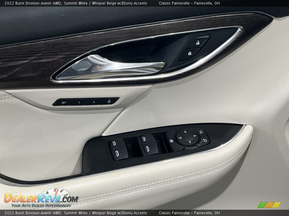 2022 Buick Envision Avenir AWD Summit White / Whisper Beige w/Ebony Accents Photo #24