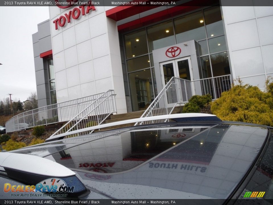 2013 Toyota RAV4 XLE AWD Shoreline Blue Pearl / Black Photo #3