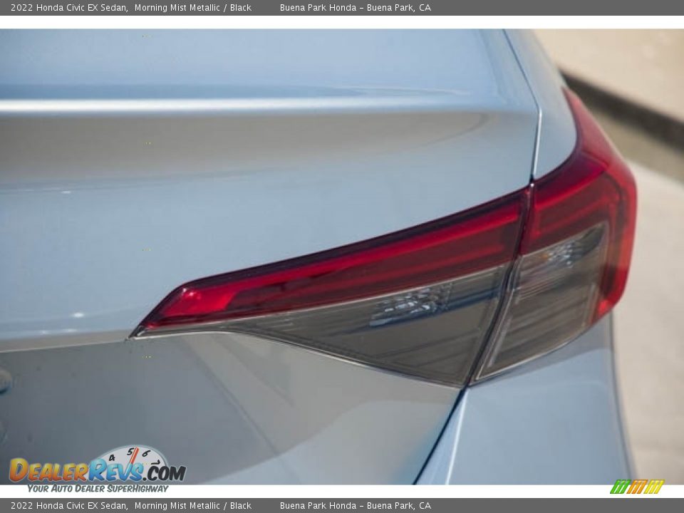 2022 Honda Civic EX Sedan Morning Mist Metallic / Black Photo #7