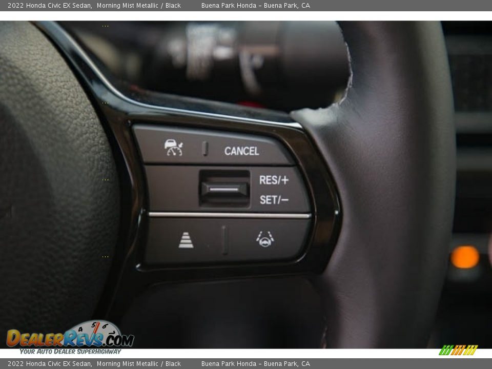 2022 Honda Civic EX Sedan Morning Mist Metallic / Black Photo #21