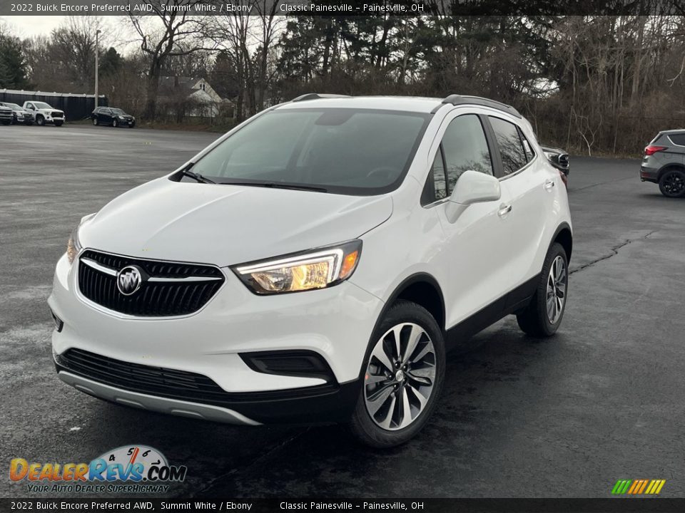 2022 Buick Encore Preferred AWD Summit White / Ebony Photo #1