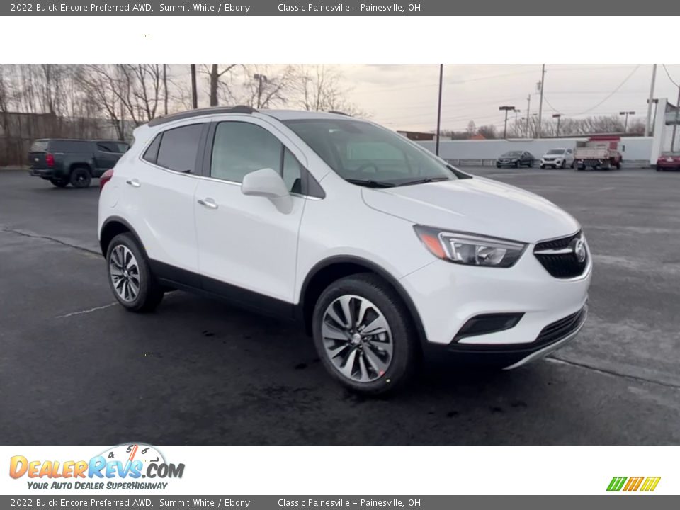 2022 Buick Encore Preferred AWD Summit White / Ebony Photo #2