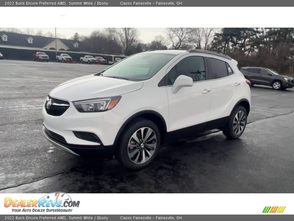 2022 Buick Encore Preferred AWD Summit White / Ebony Photo #4