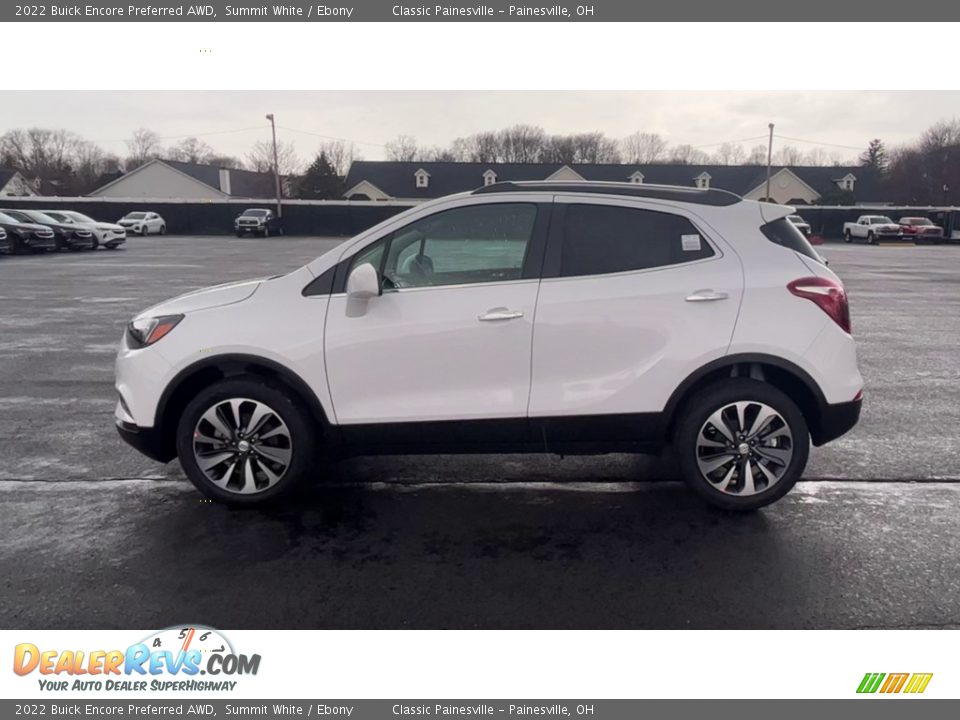 2022 Buick Encore Preferred AWD Summit White / Ebony Photo #5