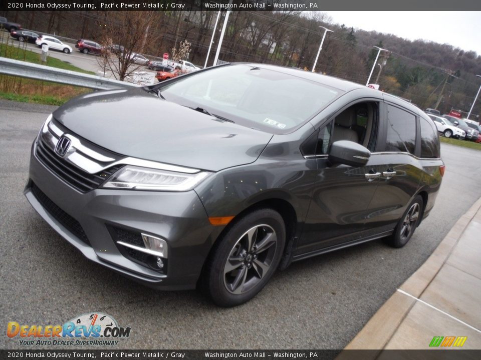 2020 Honda Odyssey Touring Pacific Pewter Metallic / Gray Photo #14