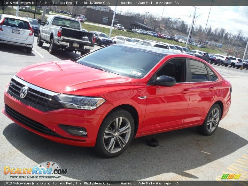 2019 Volkswagen Jetta R-Line Tornado Red / Titan Black/Storm Gray Photo #6