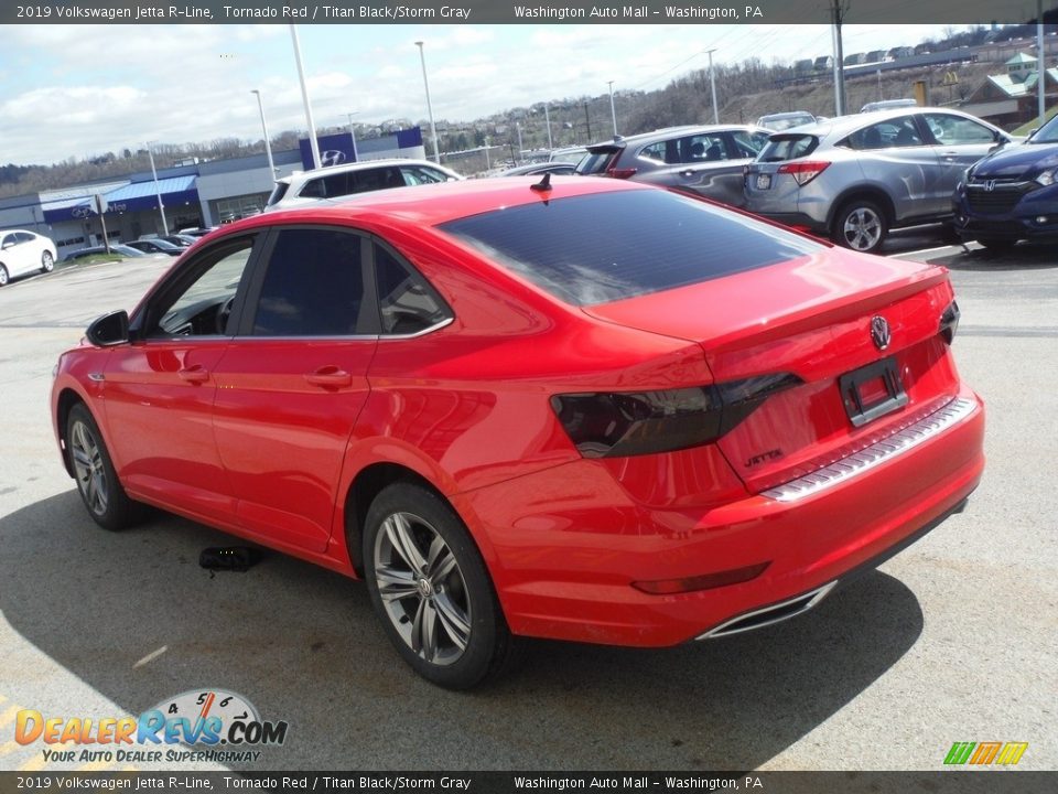 2019 Volkswagen Jetta R-Line Tornado Red / Titan Black/Storm Gray Photo #9