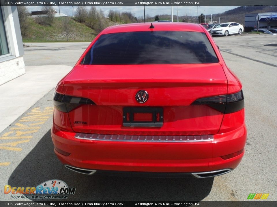 2019 Volkswagen Jetta R-Line Tornado Red / Titan Black/Storm Gray Photo #10