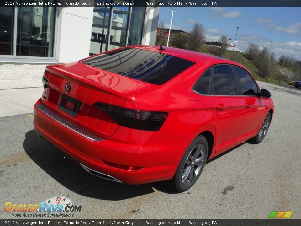 2019 Volkswagen Jetta R-Line Tornado Red / Titan Black/Storm Gray Photo #11