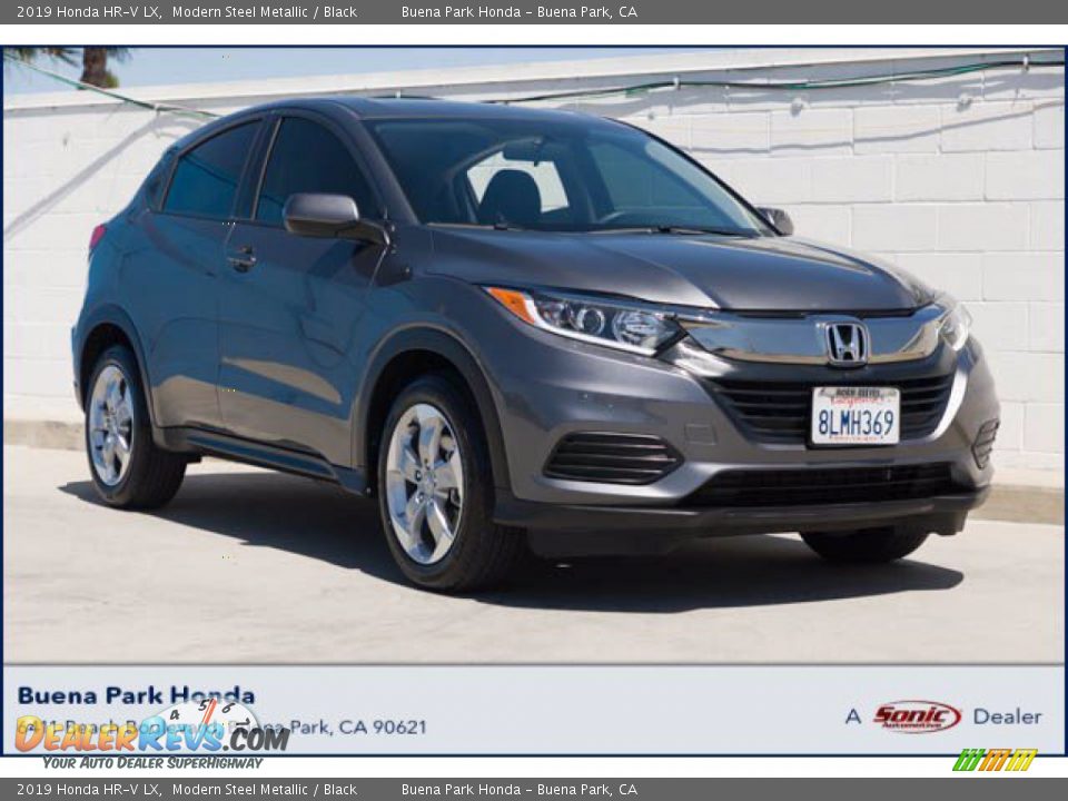 2019 Honda HR-V LX Modern Steel Metallic / Black Photo #1