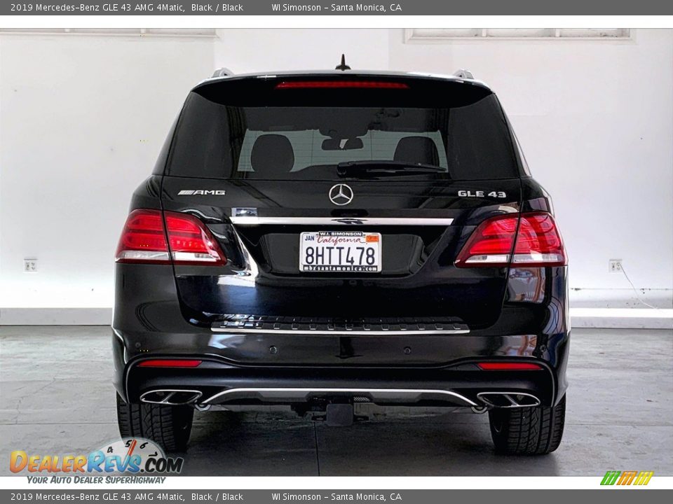 2019 Mercedes-Benz GLE 43 AMG 4Matic Black / Black Photo #3