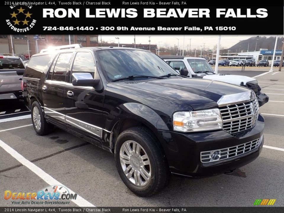 2014 Lincoln Navigator L 4x4 Tuxedo Black / Charcoal Black Photo #1