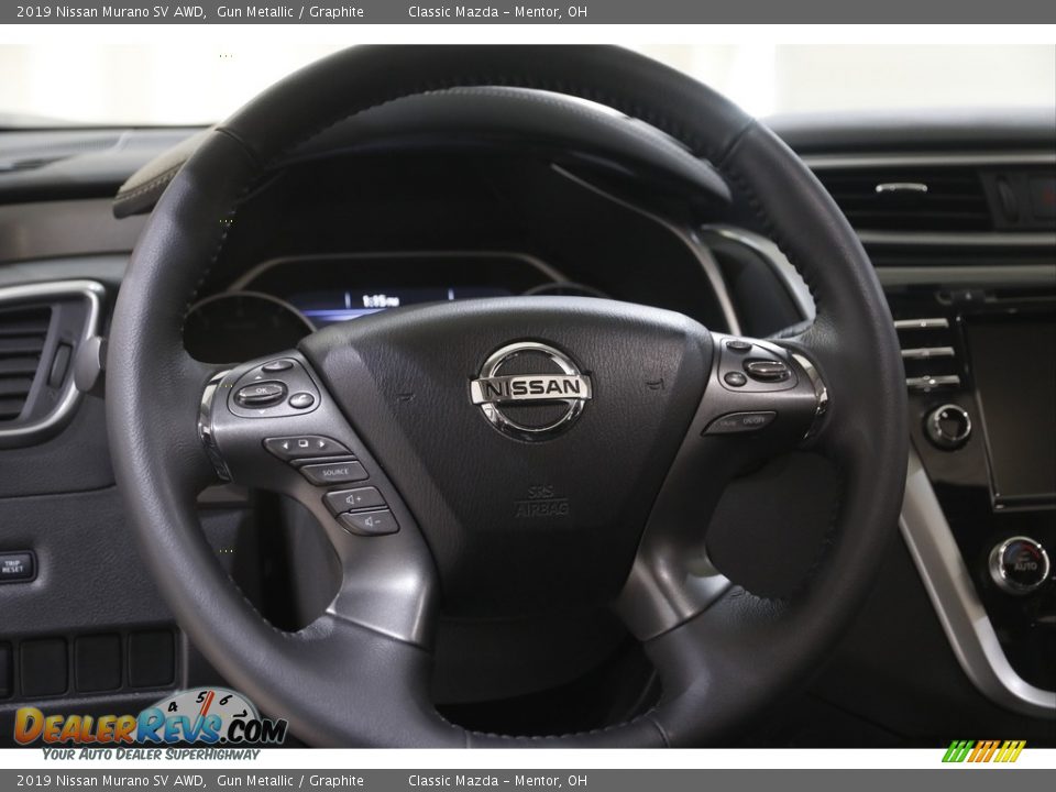 2019 Nissan Murano SV AWD Gun Metallic / Graphite Photo #7
