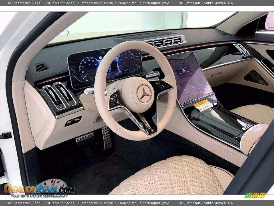 Front Seat of 2022 Mercedes-Benz S 580 4Matic Sedan Photo #4