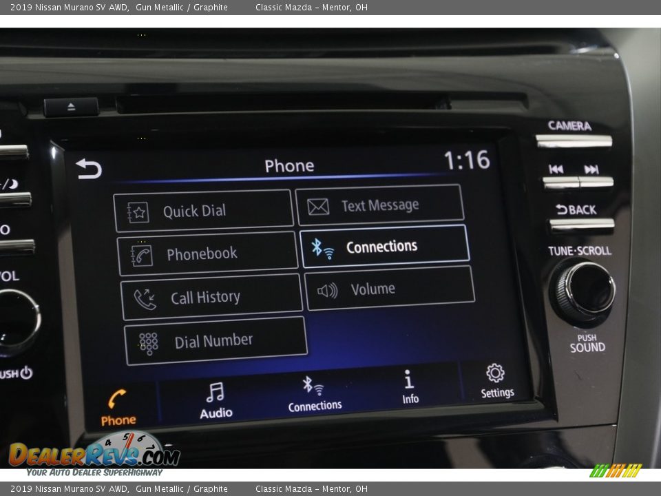 2019 Nissan Murano SV AWD Gun Metallic / Graphite Photo #11