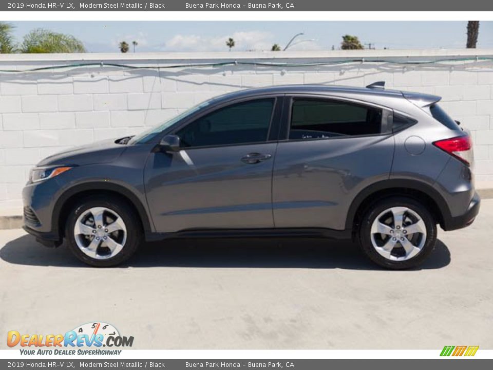 2019 Honda HR-V LX Modern Steel Metallic / Black Photo #10