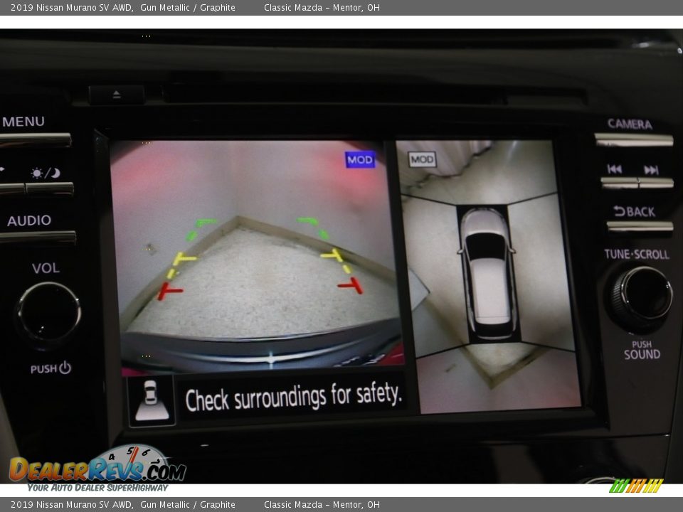 2019 Nissan Murano SV AWD Gun Metallic / Graphite Photo #12