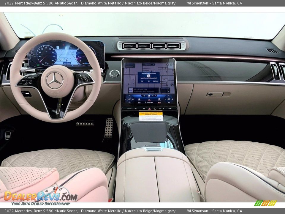 Dashboard of 2022 Mercedes-Benz S 580 4Matic Sedan Photo #6