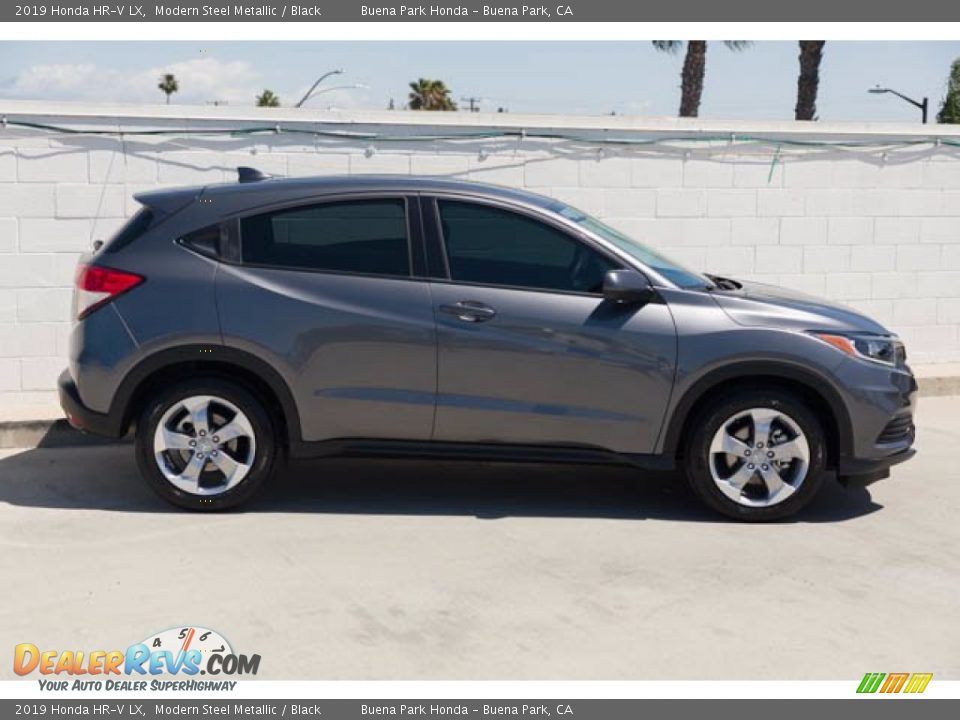 2019 Honda HR-V LX Modern Steel Metallic / Black Photo #14