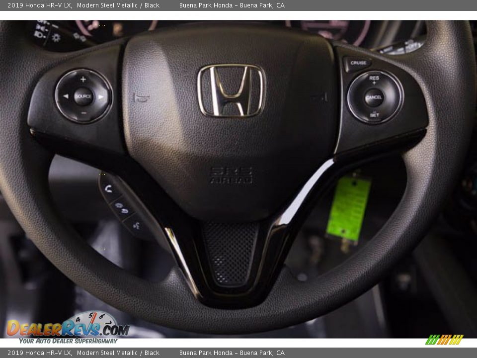 2019 Honda HR-V LX Modern Steel Metallic / Black Photo #15