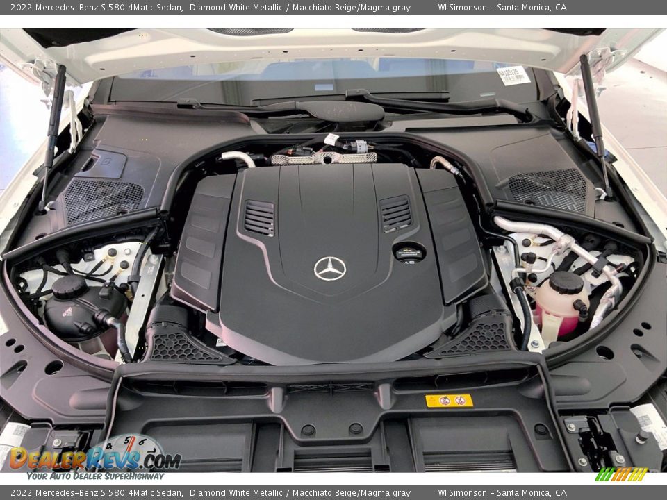 2022 Mercedes-Benz S 580 4Matic Sedan 4.0 Liter DI biturbo DOHC 32-Valve VVT V8 Engine Photo #9