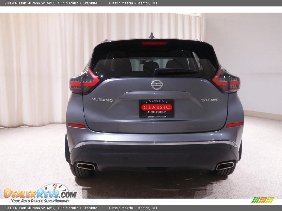 2019 Nissan Murano SV AWD Gun Metallic / Graphite Photo #18