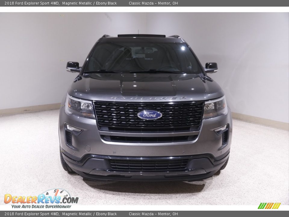 2018 Ford Explorer Sport 4WD Magnetic Metallic / Ebony Black Photo #2
