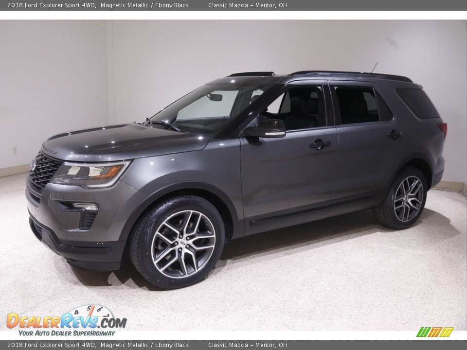 2018 Ford Explorer Sport 4WD Magnetic Metallic / Ebony Black Photo #3