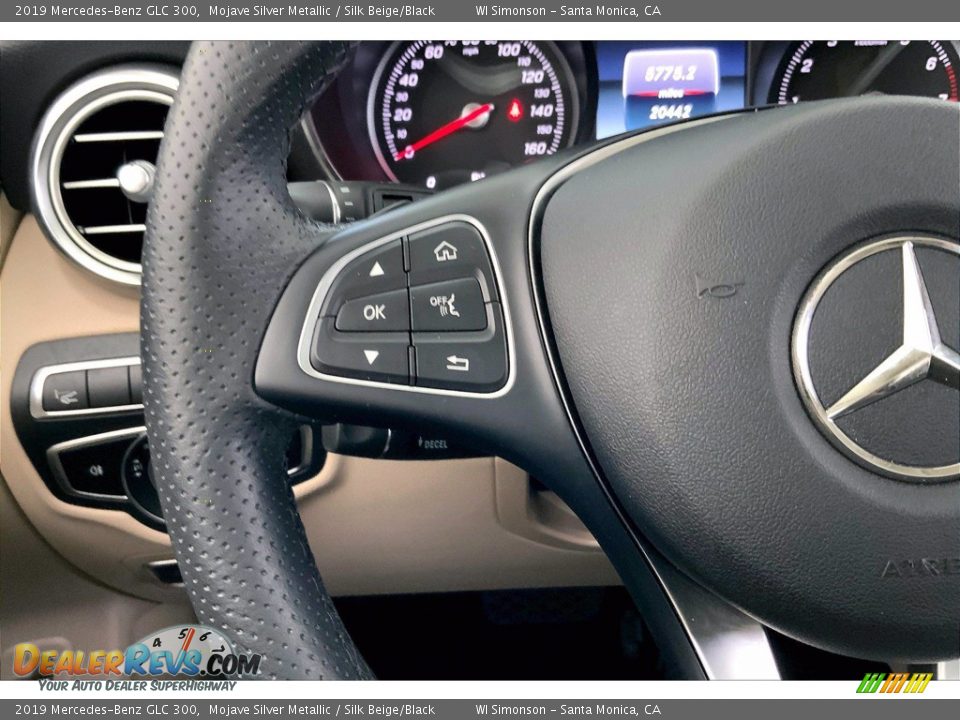 2019 Mercedes-Benz GLC 300 Mojave Silver Metallic / Silk Beige/Black Photo #21