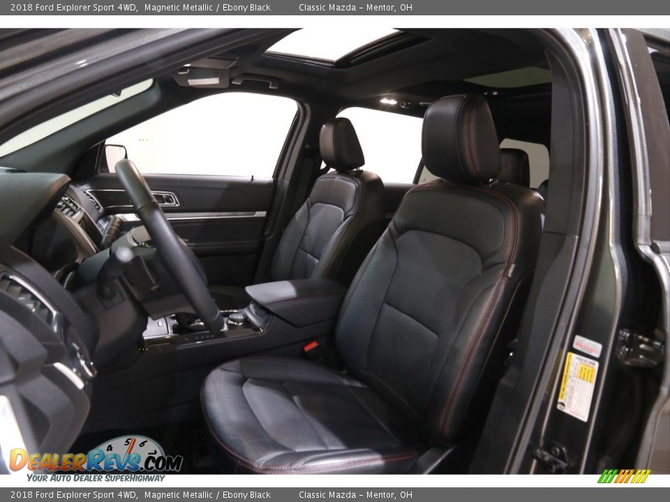 2018 Ford Explorer Sport 4WD Magnetic Metallic / Ebony Black Photo #6