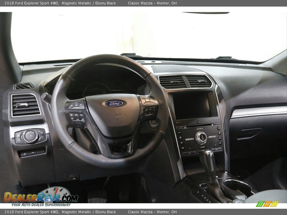 2018 Ford Explorer Sport 4WD Magnetic Metallic / Ebony Black Photo #7
