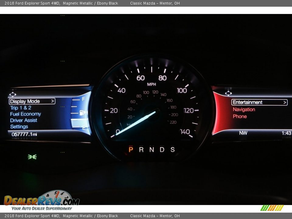 2018 Ford Explorer Sport 4WD Magnetic Metallic / Ebony Black Photo #9